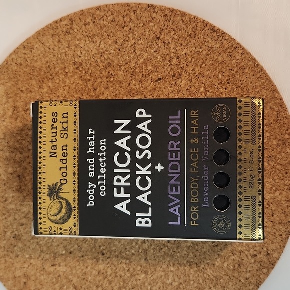 Natures Golden Skin African Black Soap & Lavender - Picture 6 of 6